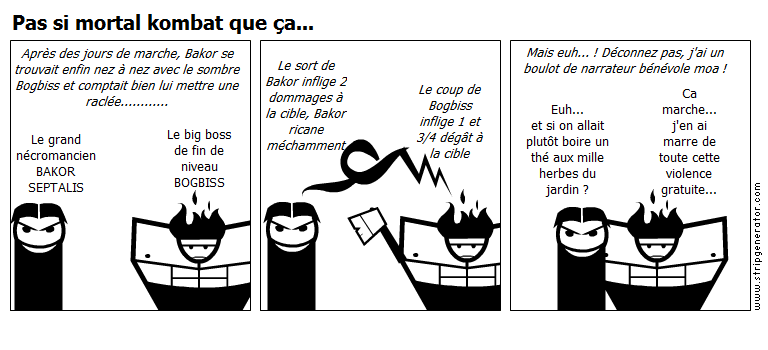 combat jeu de rôle