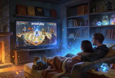 Des spectateurs d'actual play