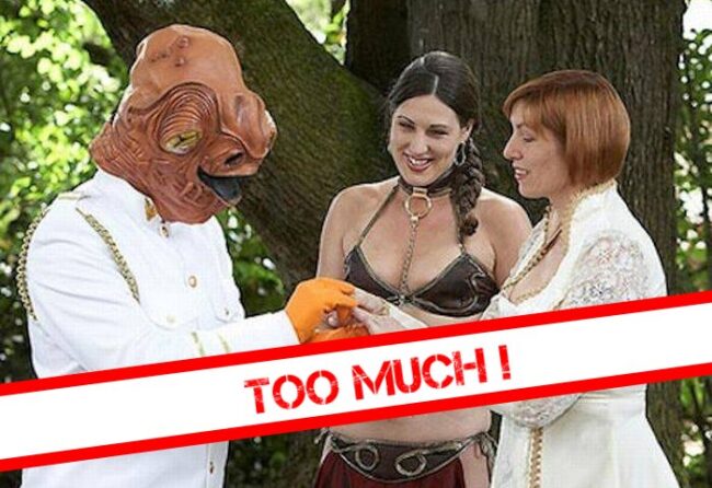 geek wedding starwars