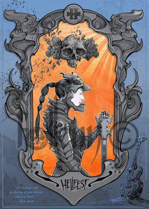 Portrait d'illustrateur geek : Vincent Follenn et le Hellfest 2 warior