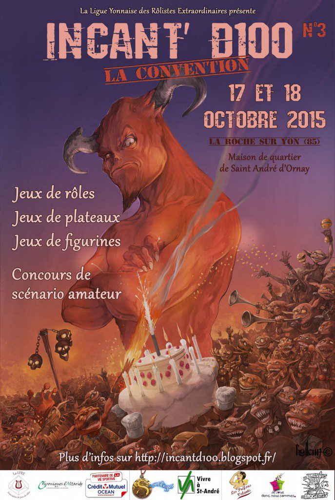 Convention JDR IncantD100 : 17-18 Octobre 1 Affiche-Incant-d100-2015 (1)