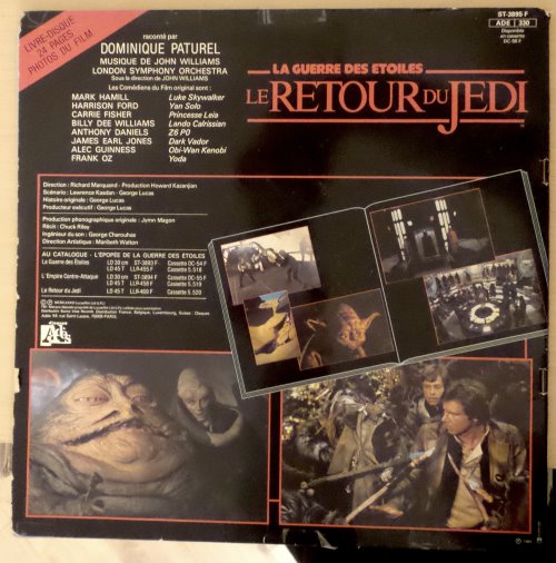 Vinyle Le Retour du Jedi 1983 : guide d'écoute 4 20151120_210535