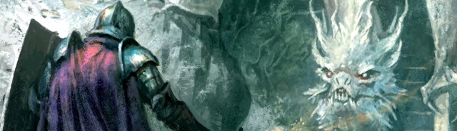 Seconde illustration de la campagne Dragons par Studio Agate avec un guerrier en armure et un décor de donjon fantasy