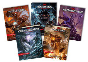 Logo de Dungeons and Dragons 5e édition utilisé lors de l'annonce des deux crowdfundings français en 2016