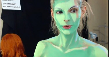 geekette kay Pike bodypaint - Poison eevy