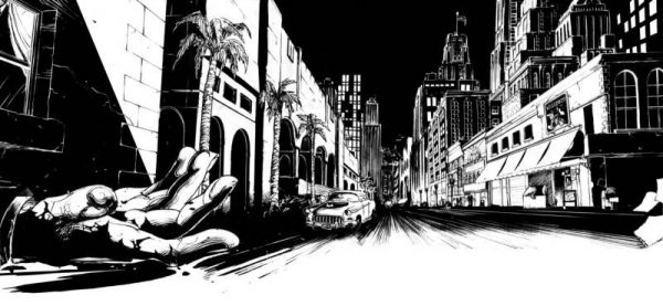 illustration du jdr hellywood aux édition john doe