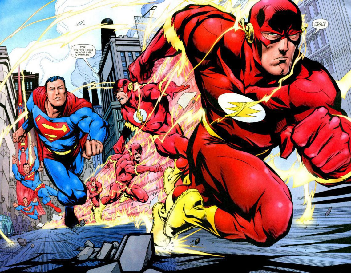Flash_vs._Superman Geek Powa
