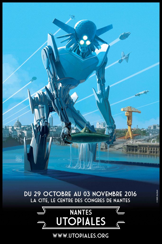 L'affiche du festival des Utopiales de nantes 2016