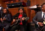 Shigeru Miyamoto et les Roots en live jouent super mario