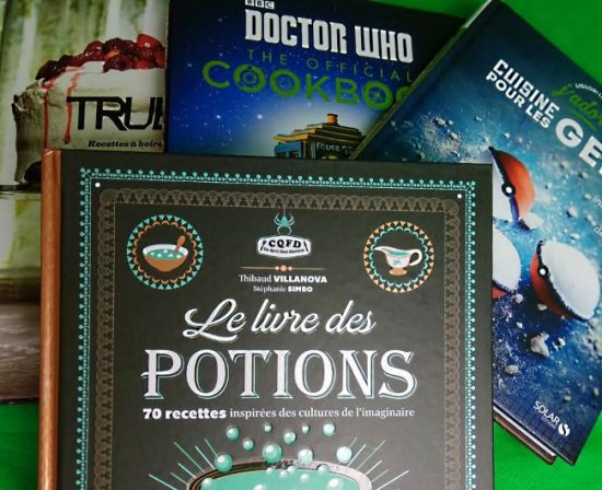 Photo des bouquins de cuisine geek de la maison geek-powa