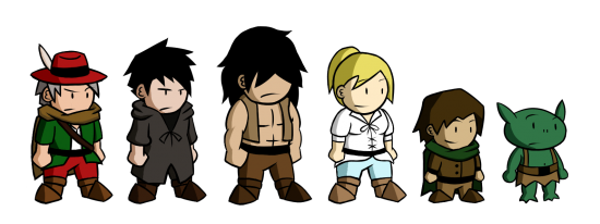la bande de  dungeon skippers