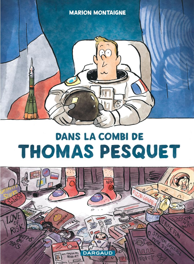 Dans la combi de Thomas Pesquet - éditions Dargaud
