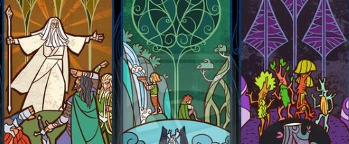 vitrail seigneur des anneaux
