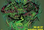 affiche de la convention de jeu de rôles en vert