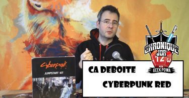 ouvertur de la boite cyberpunk red par fletch pour la chronique jeu de rôles