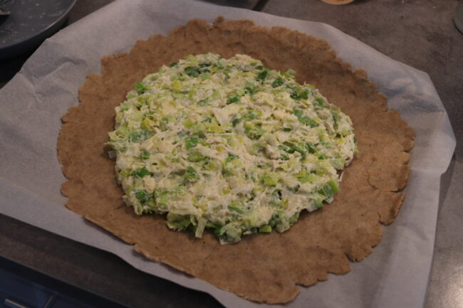 Recette Elder Scrolls - tarte au poireau et au fromage