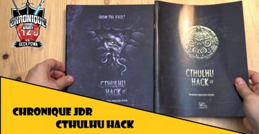 feuilletage du jeu de rôle cthulhu hack chez les 12 singes