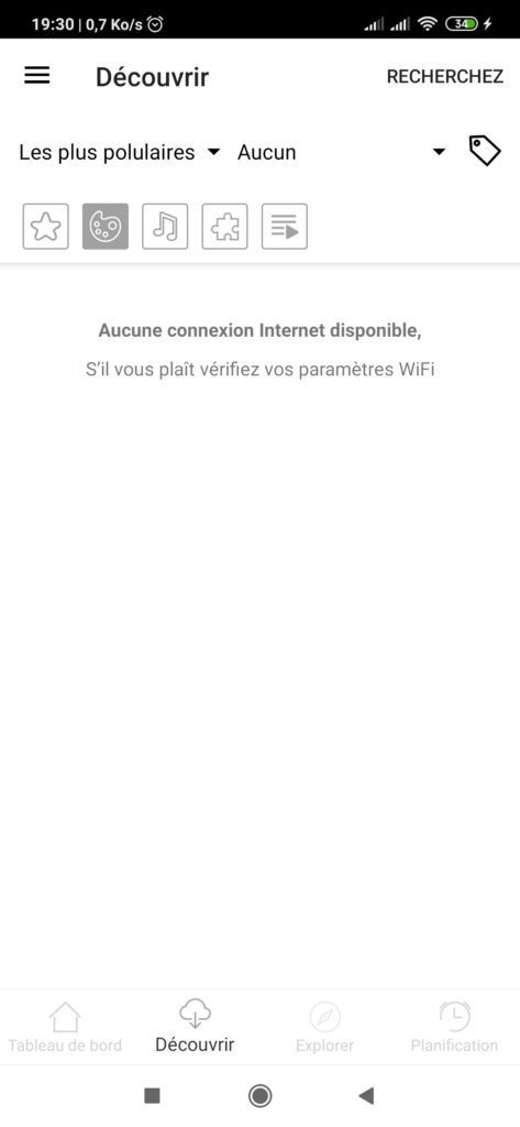 On a testé les panneaux de lumière connectés Nanoleaf ! 11 Screenshot 2020 09 19 19 30 16 830 me.nanoleaf.nanoleaf