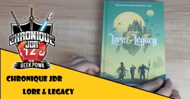 jeu de role lore & legacy