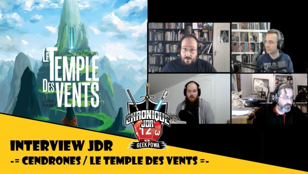Interview JDR - Cendrones et le Temple des Vents 1 interview JDR Cendrones