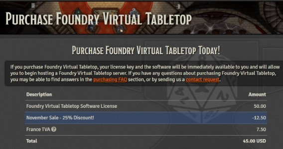 Foundry VTT promo