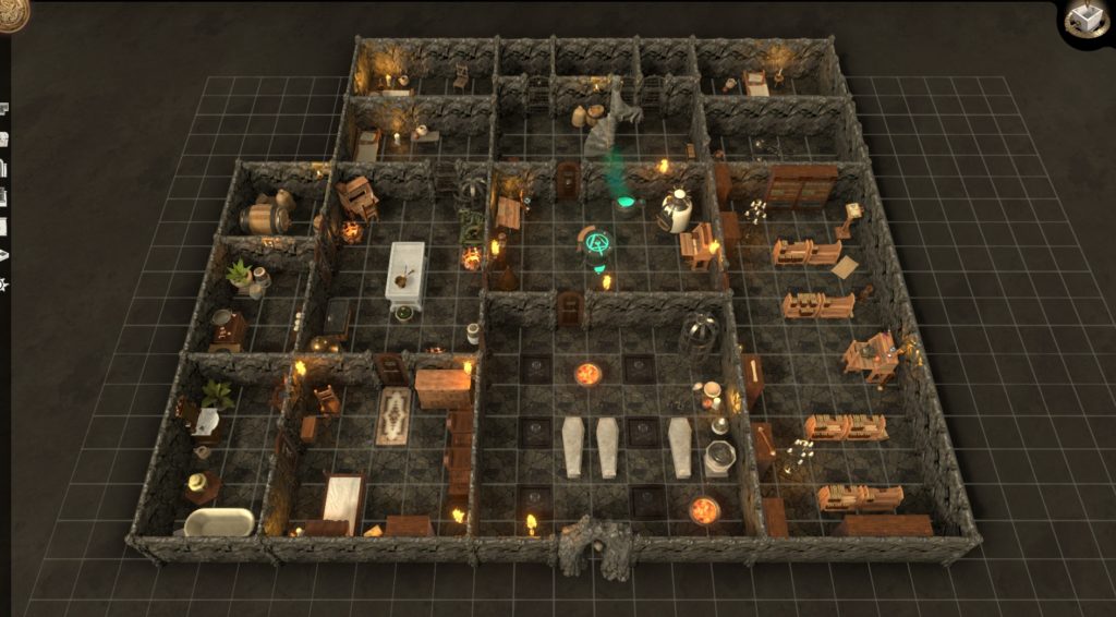 Le pack GeekPowa de maps Dungeon Alchemist ! 13 grottes de lalchimiste necromancien