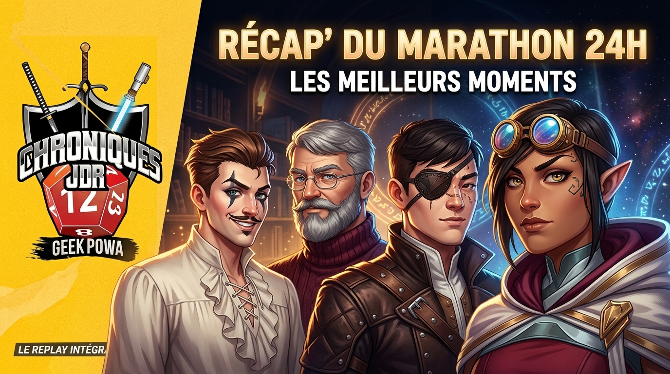 Vignette résumé des 24 heures Geek Powa