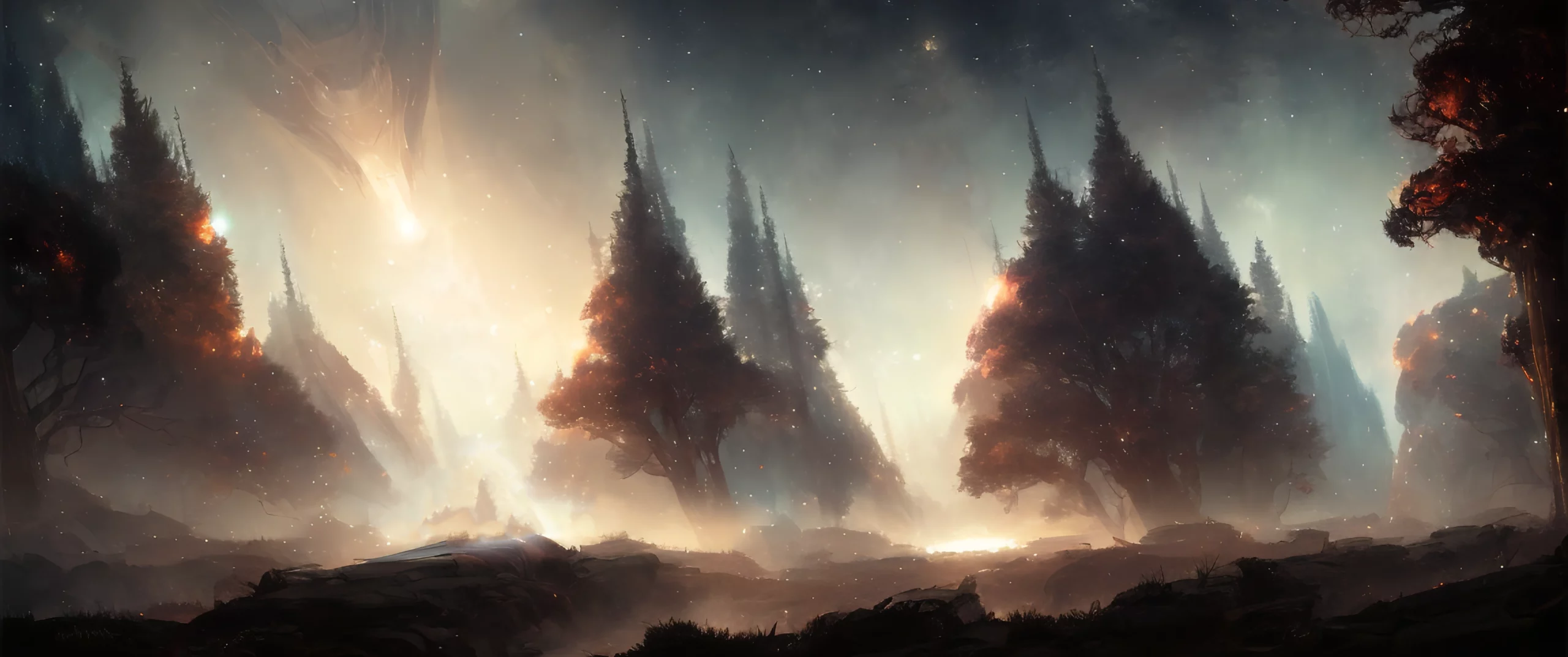 Brume ambiance Wallpapers Fantasy & SF Gratuits