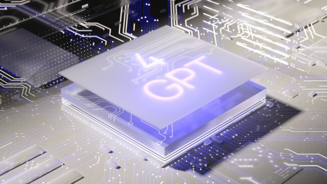 Comment marche GPT-4 ? Architecture, usages et évolution 2023-2026 1 a computer chip with the word gat printed on it