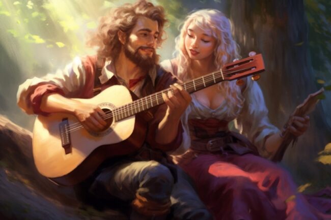 Donjons et Dragons : Comment créer une ambiance immersive pour vos parties 5 Bard in love DnD5e