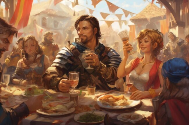 Donjons et Dragons : Comment créer une ambiance immersive pour vos parties 11 Des aventuriers font ma fête Donjons et Dragons