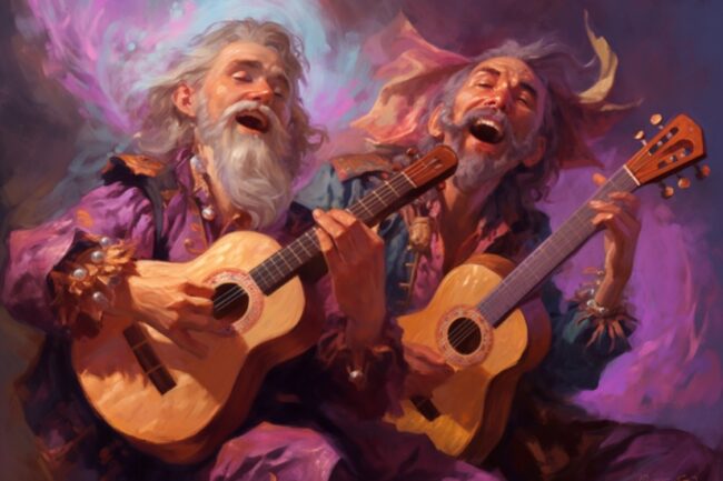 Donjons et Dragons : Comment créer une ambiance immersive pour vos parties 6 vieux bardes DnD