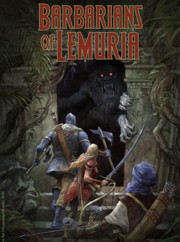 couverture du jdr Barbarians of Lemuria
