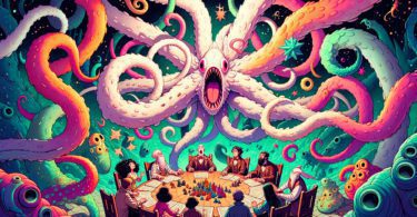 une partie de jeu de role animee
