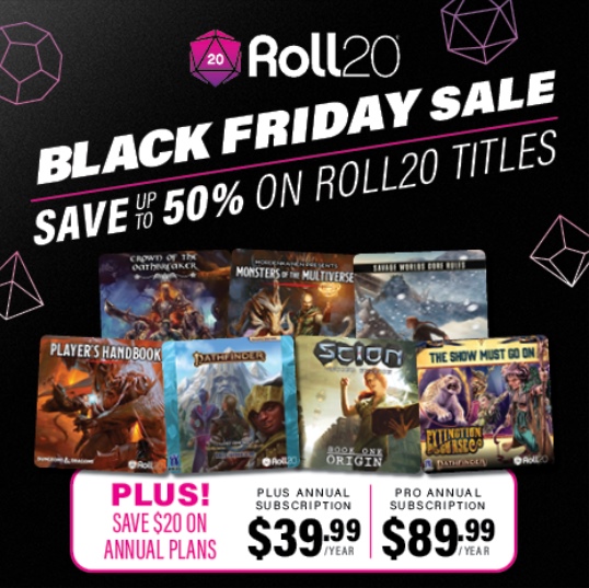 roll20 black friday