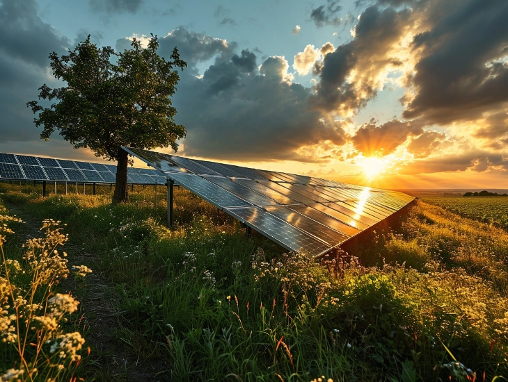 l'avancée panneau solaire et éolienne