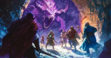 illustration de monstres DnD et d'aventurier en combat