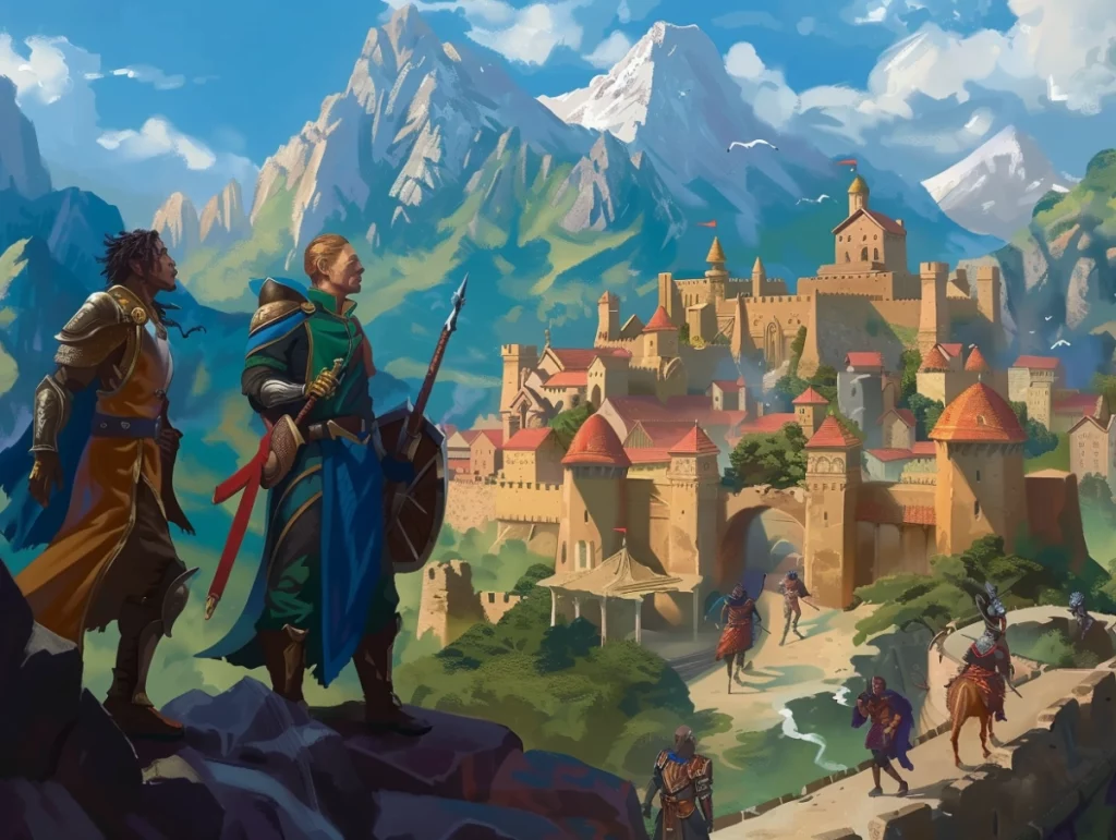 2024 Player's Handbook - Toutes les nouveautés et améliorations - D&D/OneDnD/DnD5.5 2 un paysage de greyhawk by fletch