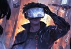un casque VR dans un environnement futuriste Culture geek 2024