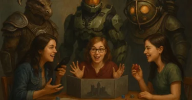 un groupe de joueuse de jeu de role dans des univers adaptés de jeu vidéo