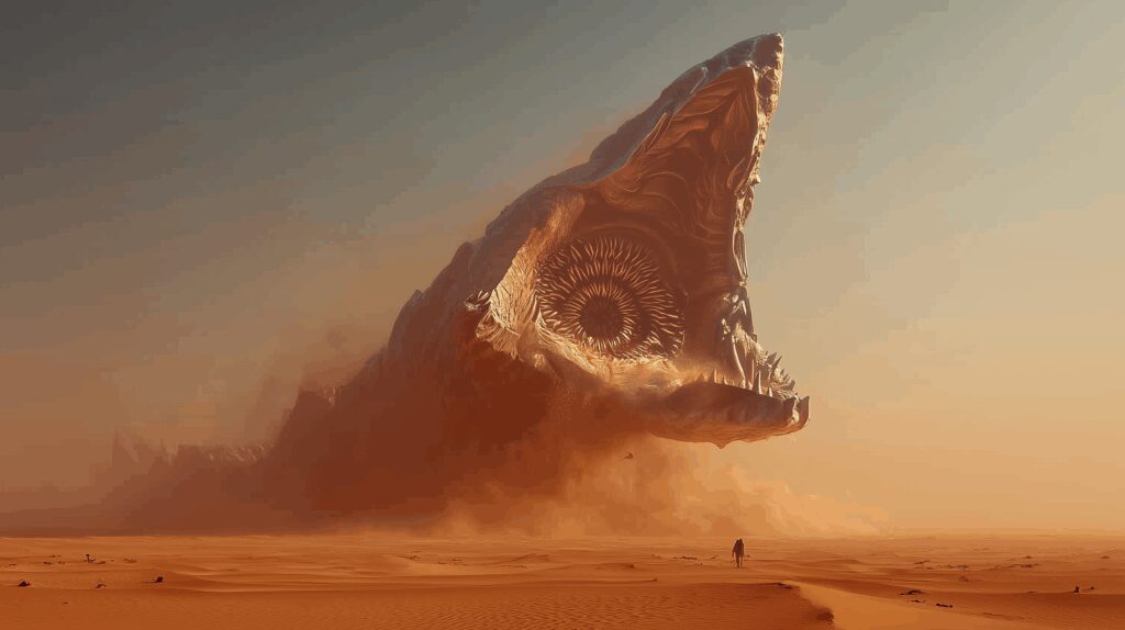 Dune Awakening ver des sables Shai Hulud