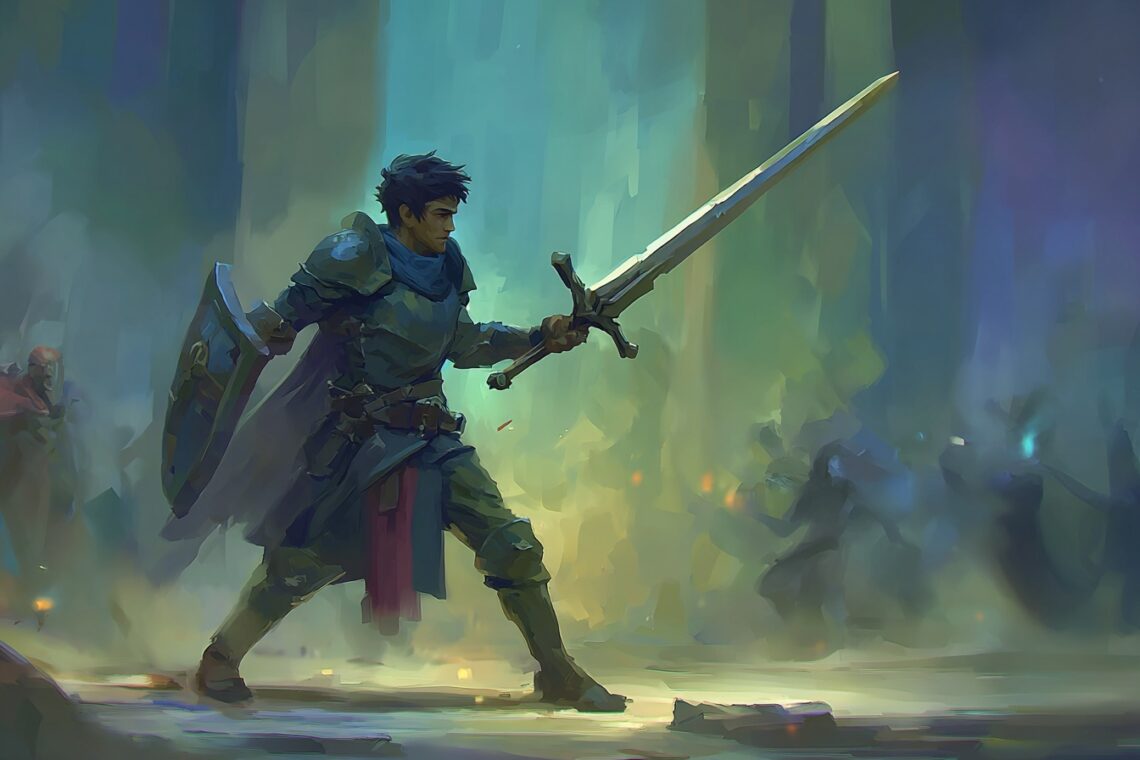 Daggerheart et la révolution du combat sans initiative : Liberté ou Chaos à la table ? 4 un guerrier passe sur le devant de la scène