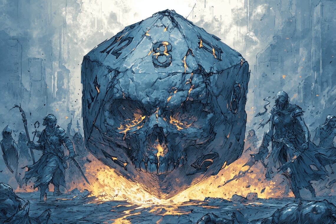 Un des sombres et une armee des morts