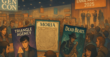 Les trois jeux à la Gen Con 2025 ont gagné les Ennie Awards.