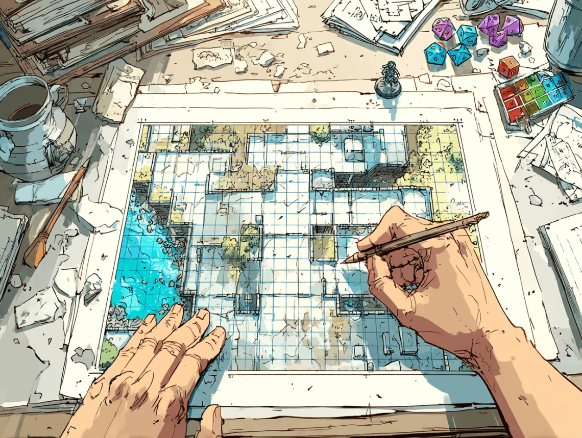 Jeu dexploration et de mapping en solo