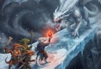 Le dragon sur un pont de glace bloque le retour des kobolds