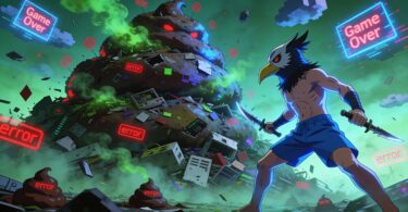 Illustration d'une grosse boule de jeu vidéo