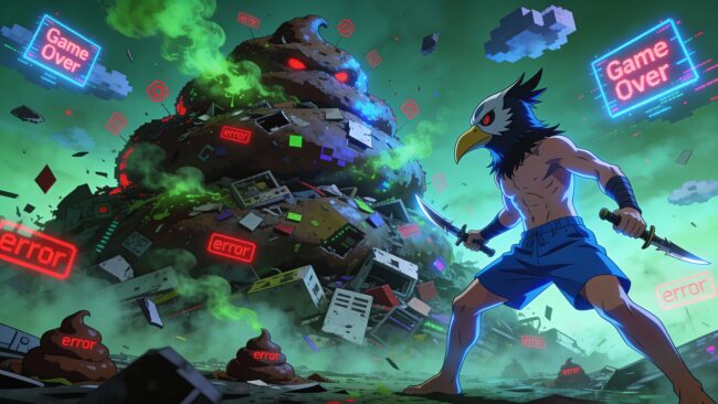 Shangri-La Frontier : Pourquoi c'est le manga ultime pour les passionnés de MMORPG 1 Illustration d'une grosse boule de jeu vidéo