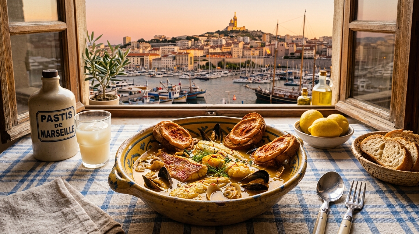 bouillabaisse marseillaise monte cristo port mediterranee