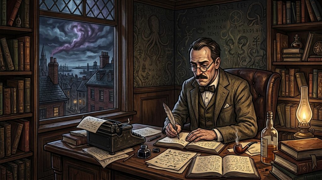 lovecraft cthulhu portrait providence